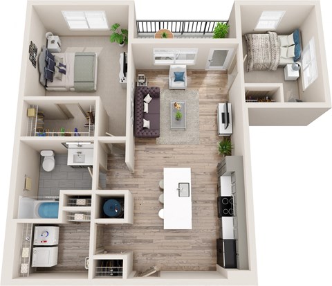 a floor plan of a 1 bedroom192 sq ft apartment